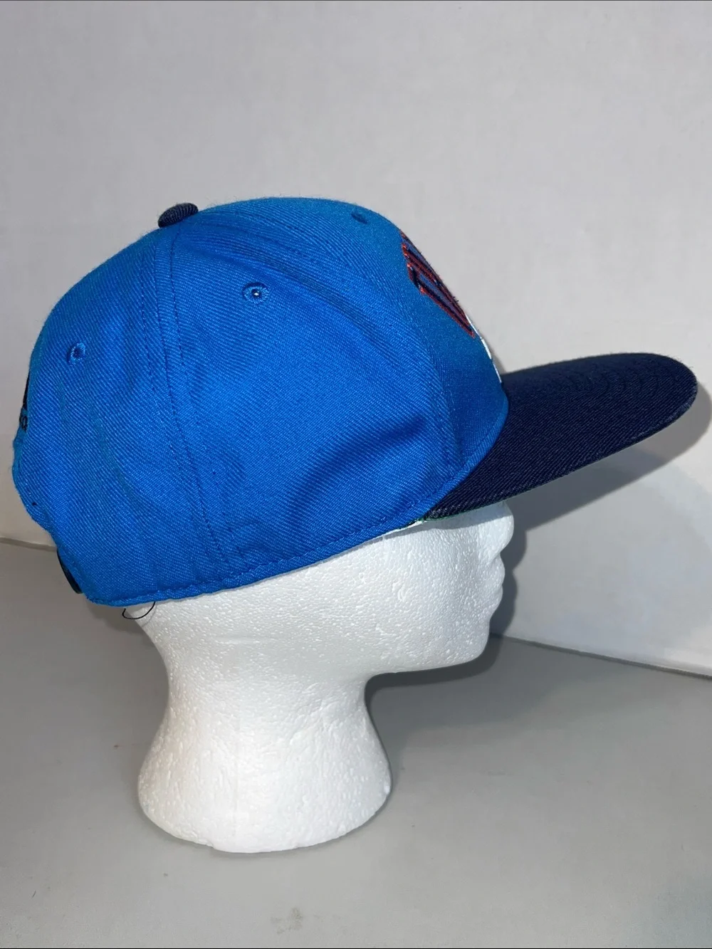 adidas OKC Thunder Men’s Blue and Navy Snapback Cap Wool Blend